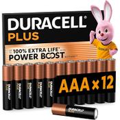 Duracell Plus Power Boost AAA Batteries - Pack of 12 image