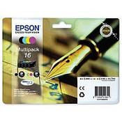Epson 16 Inkjet Cartridge Pen &amp; Crossword 4 Colour Multipack - Black, Cyan, Magenta, Yellow - T16264010 C13T16264012 image