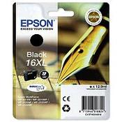 Epson 16XL Black High Capacity Ink Cartridge Pen &amp; Crossword Series T16314010 C13T16314012 - Epson 16 XL image