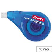 Tipp-Ex Easy-correct Correction Tape Roller 4.2mmx12m Pack 10 Ref 8290352  image