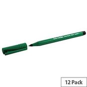 Pentel Rollerball 0.8mm Tip 0.4mm Line Black Ref R50-A [Pack 12] image
