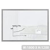 Sigel Magnetic Glass Whiteboard Artverum 180x120cm - White - Safety Glass - TUEV Approved image