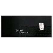 Sigel Magnetic Glass Whiteboard Artverum 130x55cm - Black - Safety Glass - TUEV Approved