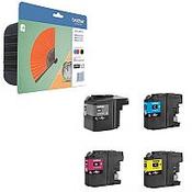 Brother LC129XL/LC125XL High Capacity 4-Colour Ink Cartridge Multipack (LC129XLVALBP) - Long-Lasting for Office Printing image