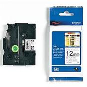 Brother P-Touch TZe-N231 Non-Laminated Labelling Tape, 12mm x 8m, Black on White - Perfect for Home and Office Labeling image