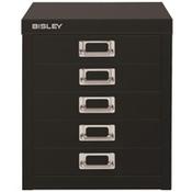 Bisley SoHo Multidrawers 5-Drawer 51mm Drawer Height Black image