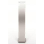 Bisley 1 Door Steel Locker Silver W305xD457xH1802mm 5 Year Warranty image