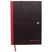 Black n Red A4 Smart Ruled Notebook Casebound C66401 image