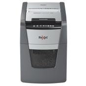Rexel Optimum Auto Feed+ 100X Cross Cut Shredder - P-4 Security - 34L Bin - Ref 2020100X image
