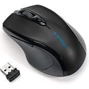 Kensington Pro Fit Mid-Size - Mouse - right-handed - optical - wireless - 2.4 GHz - USB wireless receiver - black image