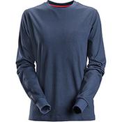 Snickers 2467 ProtecWork Women's Long Sleeve T-Shirt Navy - Size: XS image