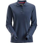 Snickers 2667 ProtecWork Women's Long Sleeve Polo Shirt Navy - Size: XS