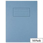 Silvine Exercise Book Ruled and Margin 80 Pages 229x178mm Blue Ref EX104 [Pack 10]