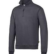Snickers 2818 Zip Sweatshirt Size M Steel Grey image