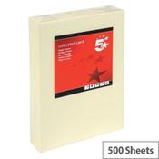 5 Star Multifunctional A4 Paper 80gsm - Cream, Ream of 500 Sheets for Printers and Copiers image