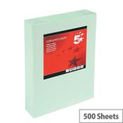 5 Star 80gsm Multifunctional Green A4 Paper Ream of 500 Sheets image