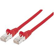 Intellinet Network Patch Cable, Cat6A, 2m, Red, Copper, S/FTP, LSOH / LSZH, PVC, RJ45, Gold Plated Contacts, Snagless, Booted, Lifetime Warranty, Polybag image