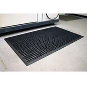 COBA Ramp Entrance Scraper Mat Rubber Hard-wearing 900mm x 1500mm Black Mat. Wheelchair Accessible. Ideal For Protection In Icy Snow Conditions &amp; For Scraping Boots After Outdoor Activity.