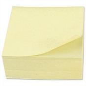 Sticky Notes Cube Pad of 400 Sheets 76x76mm Yellow 5 Star