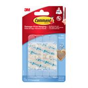 Command Mini Clear Hooks with Clear Strips 17006CLR image