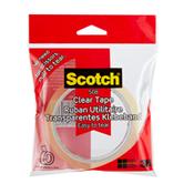 Scotch 508 Transparent Tape, Easy to Tear, 25 mm x 50 m, 1 Roll/Pack image