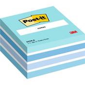 Post-it Notes Cube, Pastel Blue, 76 mm x 76 mm, 450 sheets image