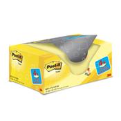 Post-it Notes, Canary Yellow, 38 mm x 51 mm, 16 + 4 FREE Pads image
