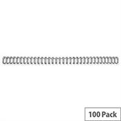 GBC Binding Wires 34 Loop 55 Sheets 6mm A4 Black Pack 100 image