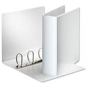 Esselte Presentation Ring Binder A4 White 65mm Size 4 D-Ring 600555/49706 image