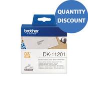 Brother DK-11201 Address Labels - 29x90mm, Black on White, 400 Labels per Roll - for Brother QL-1050, 1060, 500, 550, 560, 570, 580, 600, 650, 700, 710, 720, 820 image