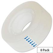 Clear Roll Sticky Tapes 19mm x 33m Pack 8 5 Star image