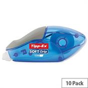 Tipp-Ex Correction Roller Tape 5mm x 10m Soft Grip Pack 10 Ref 895933  image
