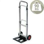 Lightweight Sack Trolley Telescopic RelX - Made From Lightweight Aluminium &amp; Has Load Capacity Of 90KG. Folding Footplate &amp; Extendable Handle For Easy Storage &amp; Efficient Space Saving. Ideal For Use In Warehouses, Businesses, Homes &amp; More. image