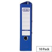 Elba Blue A4 Board 80mm Spine Lever Arch File Pack of 10 image