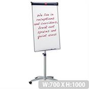 Nobo Barracuda Mobile Whiteboard Magnetic 1000 x 700mm image