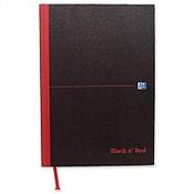 Black n Red A4 Ruled Book F66069 Casebound 384 Pages image