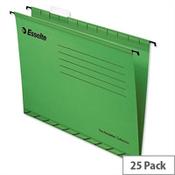 Esselte Pendaflex Economy Suspension File Foolscap Green Pk 25 90337 image