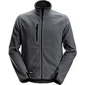 Snickers 8022 AllroundWork, Polartec® Fleece Jacket Steel Grey - Black Size: M
