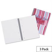Pukka Pad Jotta A4 Notebook Ruled 200 Pages Assorted Pack 3 image