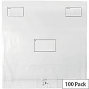 5 Star Elite DX Bags Self Seal Waterproof 475x440mm White  Pack 100 image