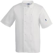 Whites Vegas Unisex Chefs Jacket Short Sleeve White M image