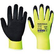 Portwest A340 Hi-Vis Grip Glove Yellow Medium image