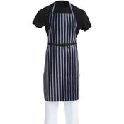 Whites Butchers Apron Stripe Blue image