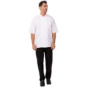 Chefs Works Montreal Cool Vent Unisex Short Sleeve Chefs Jacket White M image