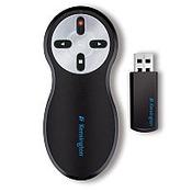 Kensington Wireless Remote for PC &amp; Mac Control for Presentations USB Receiver Range 20m 33374EU image