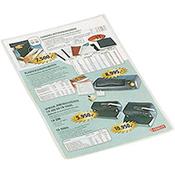Esselte Card Holders A4 PP 105my Clear Pack of 100 image