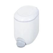 3.5 Litre Addis Bathroom Pedal Bin – Compact White Bin with Foot Pedal and Removable Inner Liner image