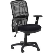 Alphason Dakota Mesh Back Managers Chair Black - Height Adjustable - Locking Tilt Mechanism with Tension Control image