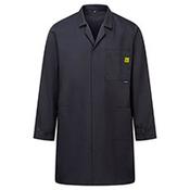 Portwest Anti-Static ESD Coat - Black - Size 5XL
