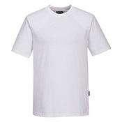 Portwest Anti-Static ESD Short Sleeve T-Shirt - White - Size XXS
